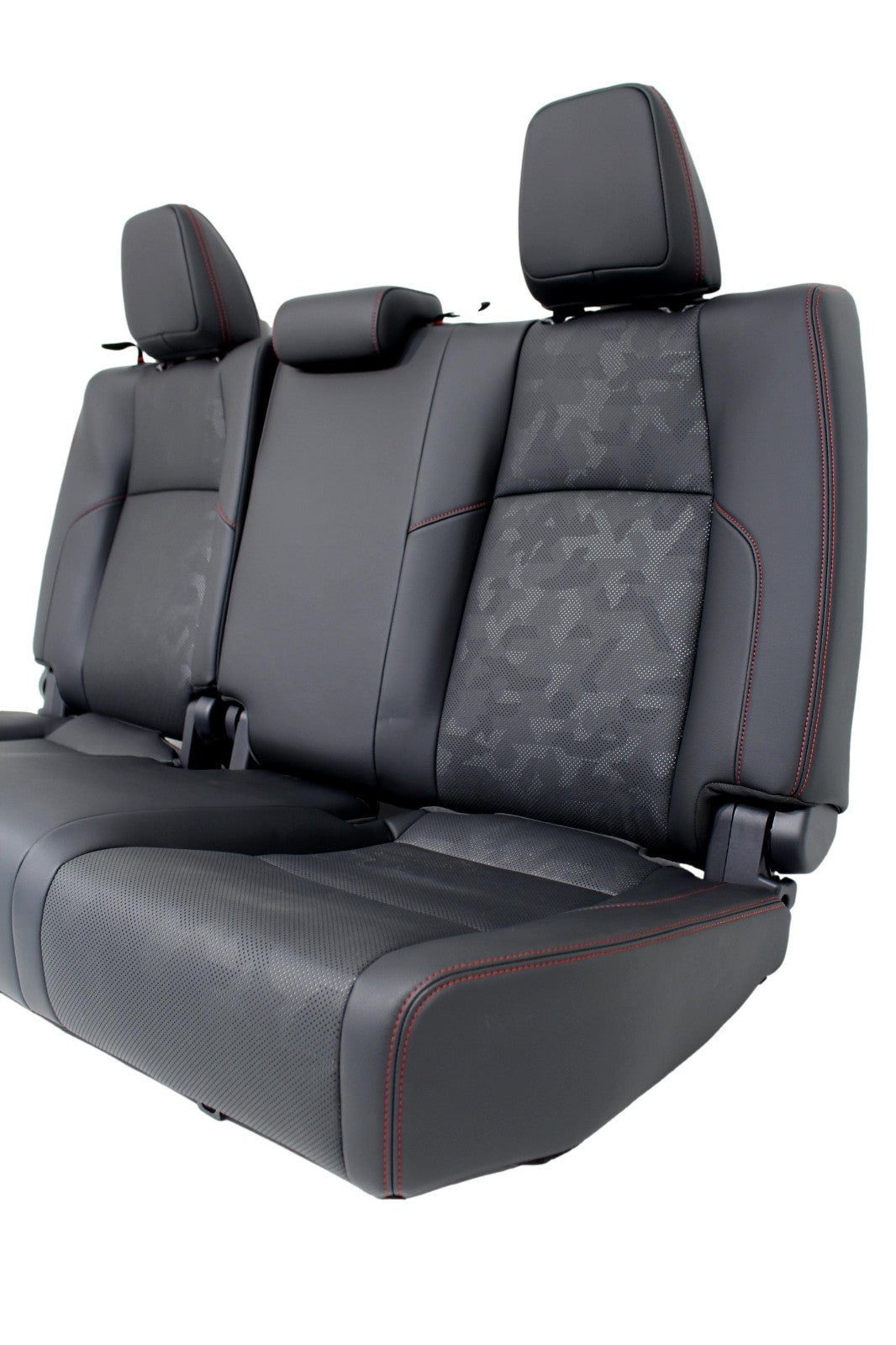 2024 - 2025 Toyota Tacoma TRD Pro Rear Seats, Black Leather Camo