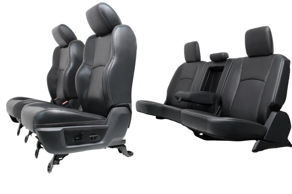 2009 - 2018 Ram Laramie Seats, Front & Rear, Crew Cab, Heat Cool Power Leather