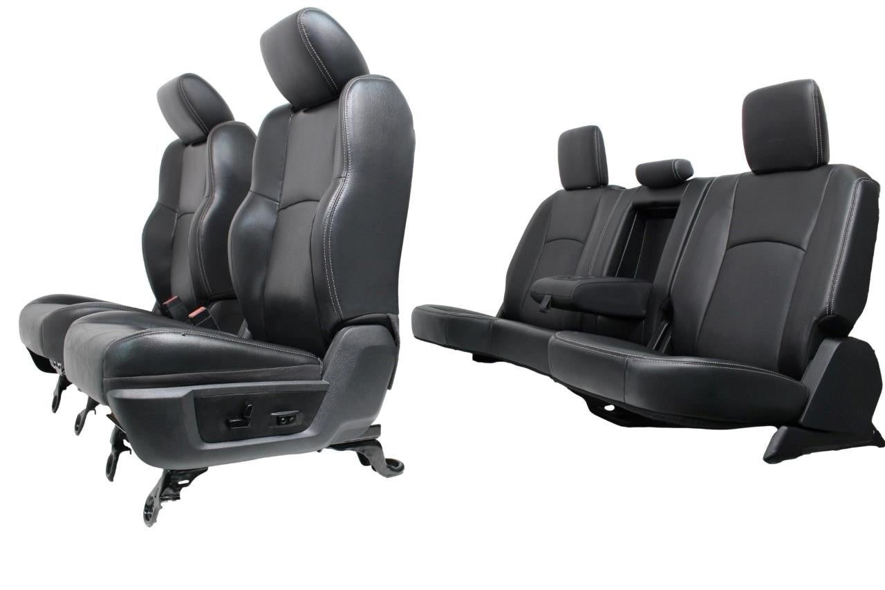 2009 - 2018 Ram Laramie Seats, Front & Rear, Crew Cab, Heat Cool Power Leather