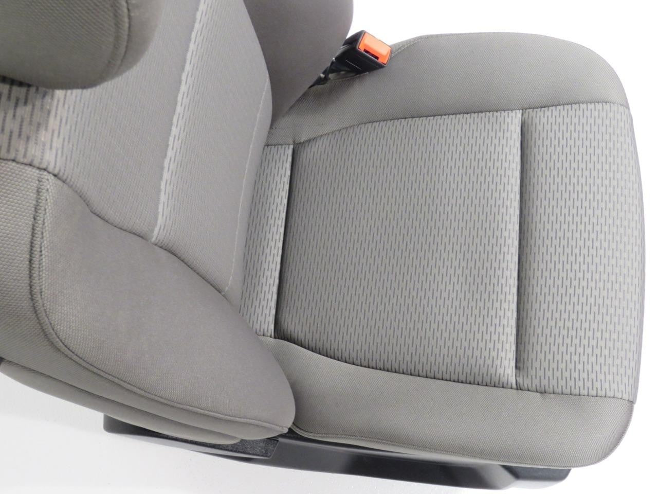 2015 - 2022 Ford F-150 Super Duty Front Seats, XLT Gray Cloth w/ Power Driver