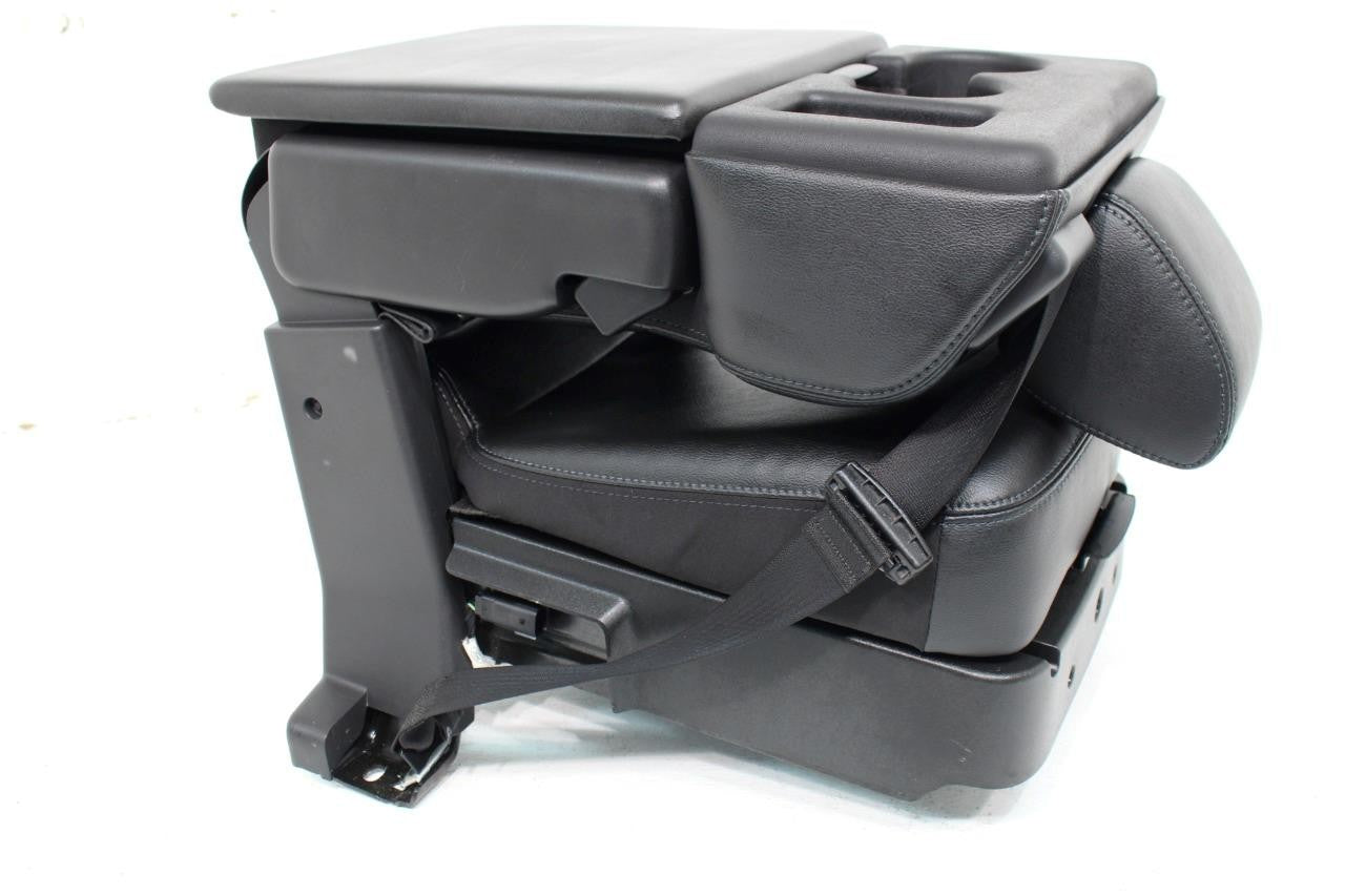 11-16 Ford F250 Super Duty Lariat Jump Seat Console Black Leather Kit Complete