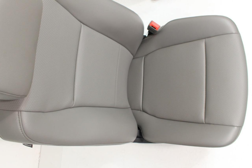 2015 - 2022 Ford F150 & Super Duty Front Seat Pair, All Cabs XL Earth Gray Vinyl