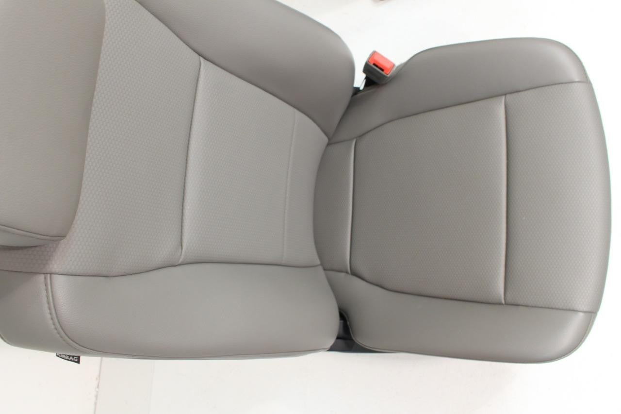 2015 - 2022 Ford F150 & Super Duty Front Seat Pair, All Cabs XL Earth Gray Vinyl