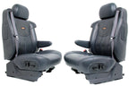 99 - 2006 Silverado Sierra Tahoe Yukon Heated Power Leather Seats Graphite Gray