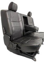 2008 - 2010 Ford Super Duty Crew Cab Rear Seats, Lariat Black Leather - Fits 99+