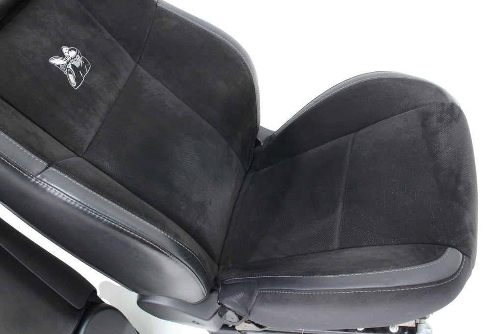 2008 - 2023 Dodge Challenger Seats, Black Leather w/ Alcantara Suede, Scat Pack