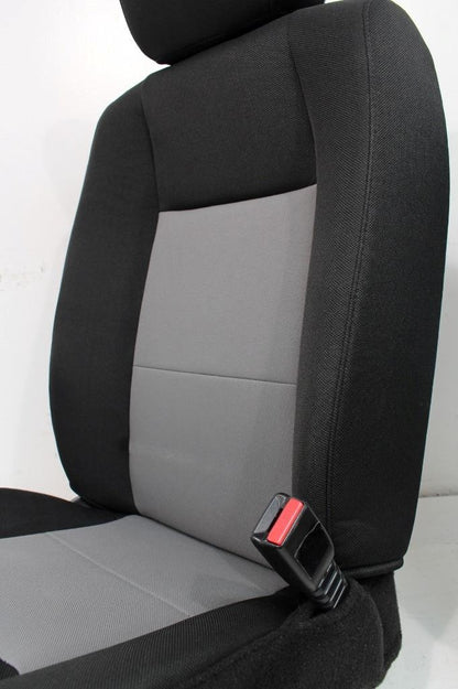 Ford Ranger Extended Cab Front BUCKET Black Grey Cloth Seats 1998 - 2011