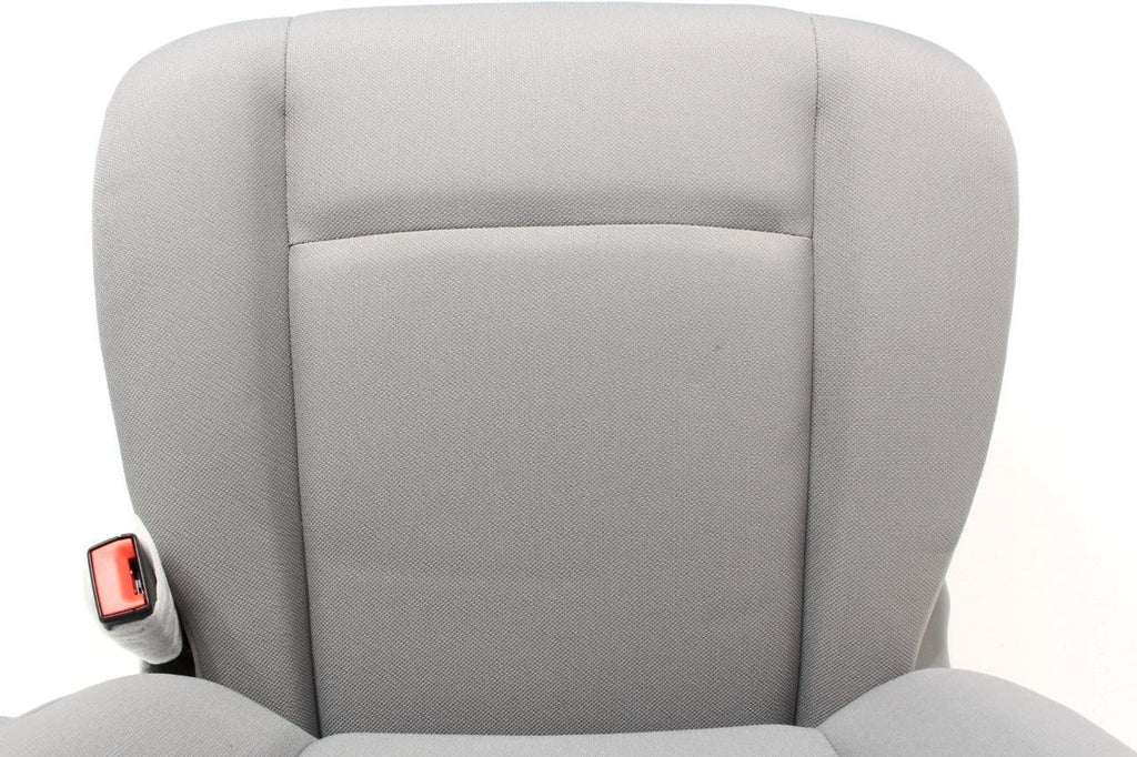 Ford Econoline Front Bucket Seats, Gray Cloth w/ Folding Armrests, Fits 1997+