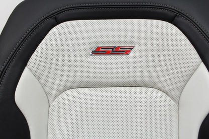 Chevy Camaro Seats SS WHITE 2024 2023 2022 2021 2020 2019 2018 2017 2016