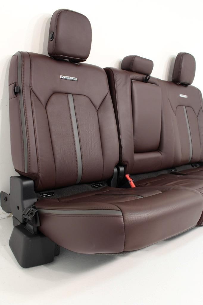 2015 - 2022 Ford F150 Super Duty Platinum Seats Set, Brunello Leather Heat Cool