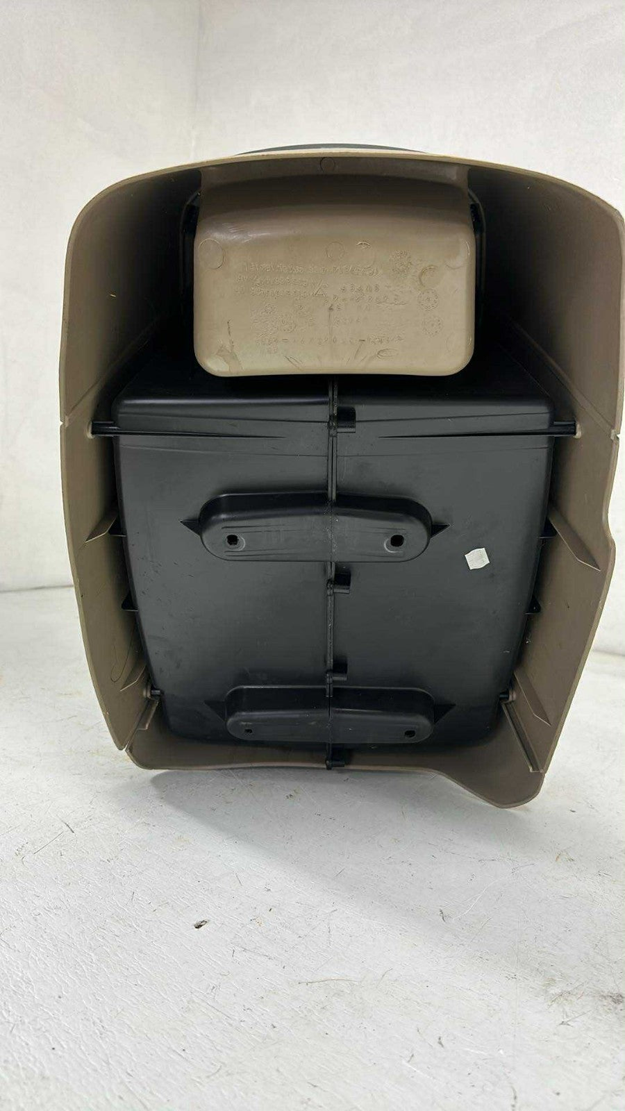 1999 - 2007 Ford Super Duty F250 Center Console, OEM Lariat Tan w/ Woodgrain