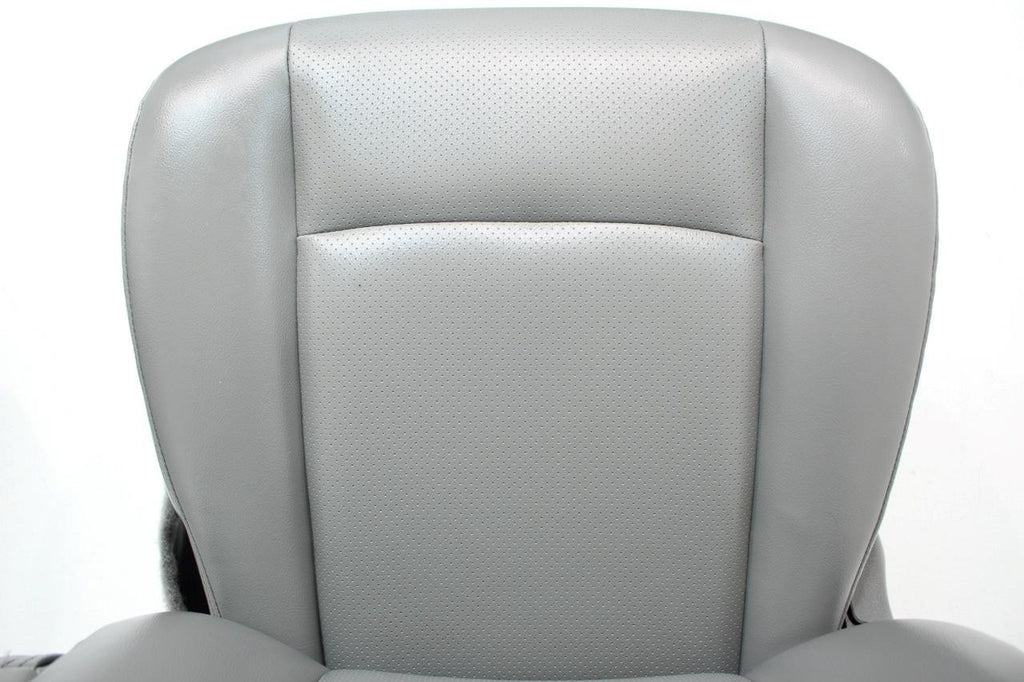 Ford Econoline Front Bucket Seats, Gray Vinyl w/ Folding Armrests, Fits 1997+