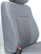 2011 - 2016 Ford Super Duty Front Seats, XLT Gray Cloth w/ Power Driver Fits 99+