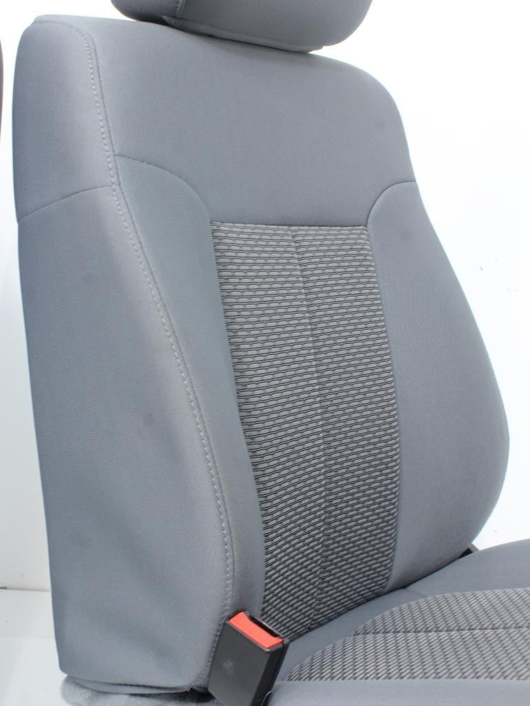 2011 - 2016 Ford Super Duty Front Seats, XLT Gray Cloth w/ Power Driver Fits 99+
