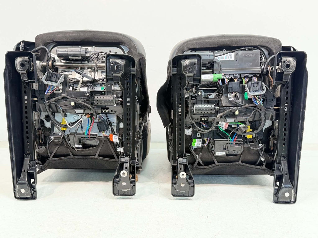 2021 - 2026 F-150 Super Duty Platinum Front Seats, Black Leather Gray Massaging
