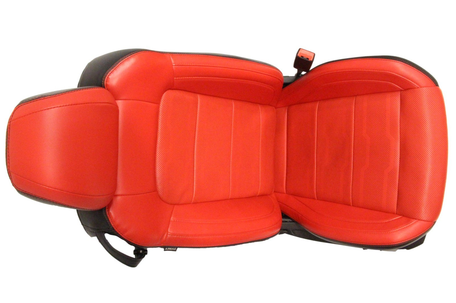 2015 - 2023 Ford Mustang Front Seats, GT Premium Coupe - Showstopper Red Leather