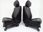 1999 - 2016 Ford Super Duty Front Seats, Lariat Black Leather, Power Heat Cool