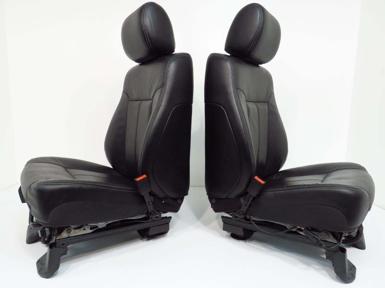 1999 - 2016 Ford Super Duty Front Seats, Lariat Black Leather, Power Heat Cool