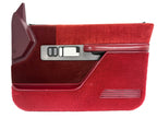 88-94 Chevy GMC Silverado Suburban C/K OBS Front Door Panels, Garnet Red MINT