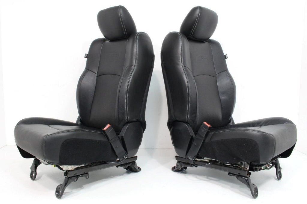 2009 - 2018 Dodge Ram Laramie Black Leather Heated & Cooled Front Seats