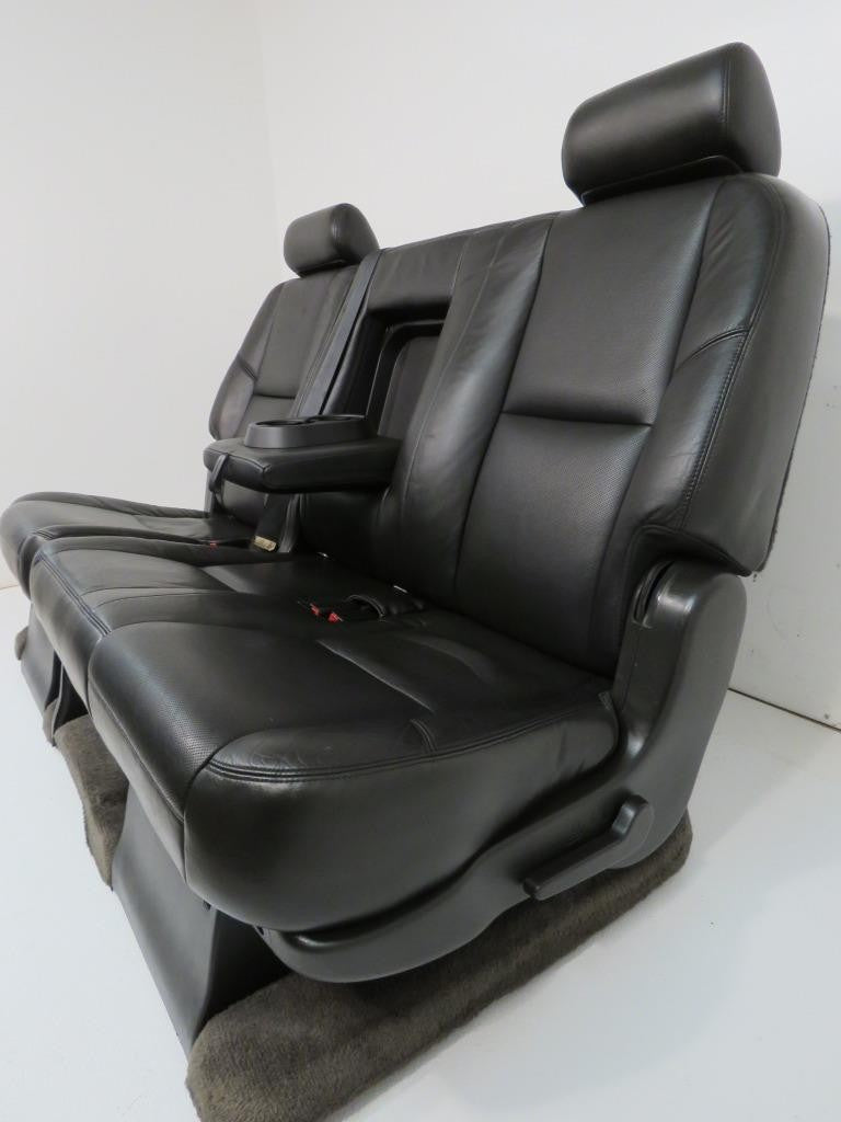 2007-2014 Suburban XL ESV 2nd Row Bench Seat, LTZ Black Leather Powered Heated