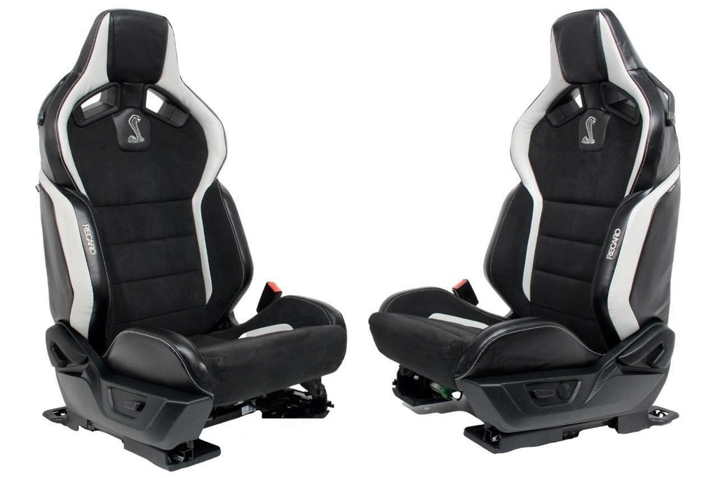 2015 - 2025 Mustang Shelby GT500 Recaro Front Seats Suede Power Tracks S550 S650