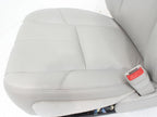2007 - 2014 Sierra Silverado Front Seats, LT2 Gray Leather, Heated & Powered