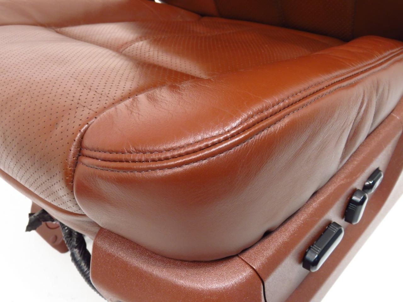 1999 - 2016 Ford Super Duty Seats Set, King Ranch Leather Power Heat Cool Crew