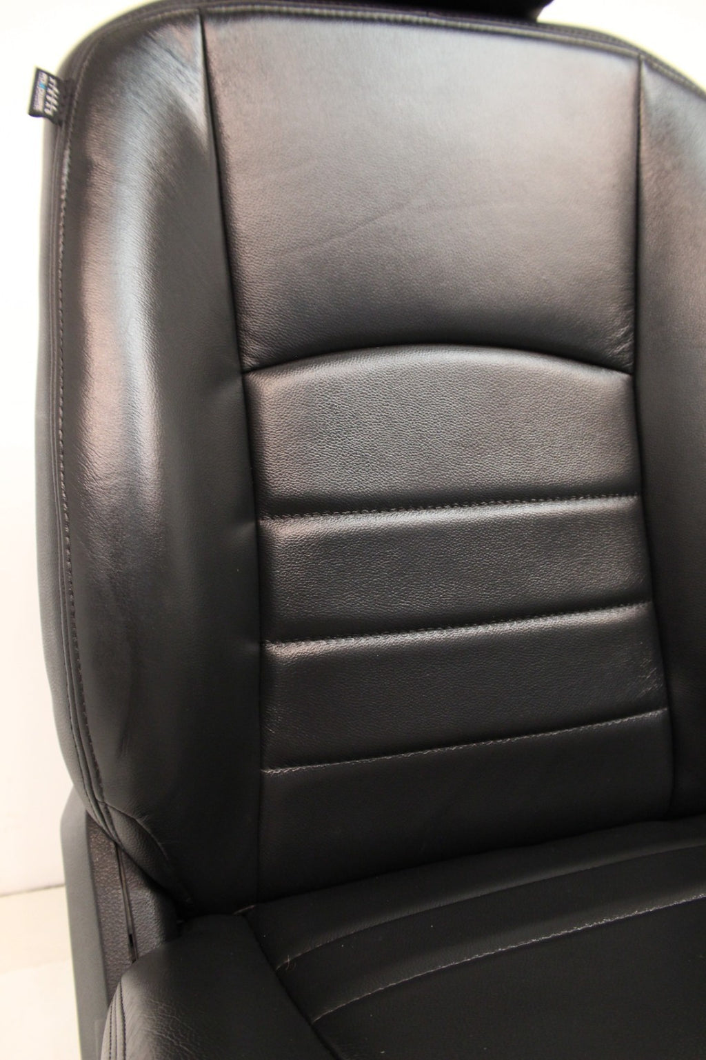 2002 - 2018 Dodge Ram Seats Set, Crew Cab Roadwire Black Leather w/ Power Driver