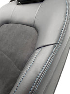 24-26 Mustang Dark Horse Coupe Seats Set, Black Indigo Blue Leather Suede