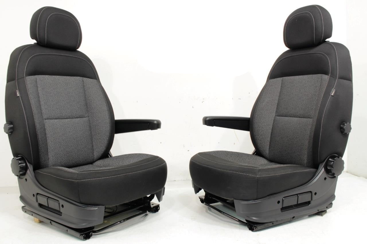 2014-2026 Ram ProMaster Front Bucket Seats w/ Lumbar, Tilt, Height Adjustments
