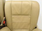 2008 - 2010 Ford Super Duty Front Seats w/ Jump, Lariat Tan Leather Heated Power