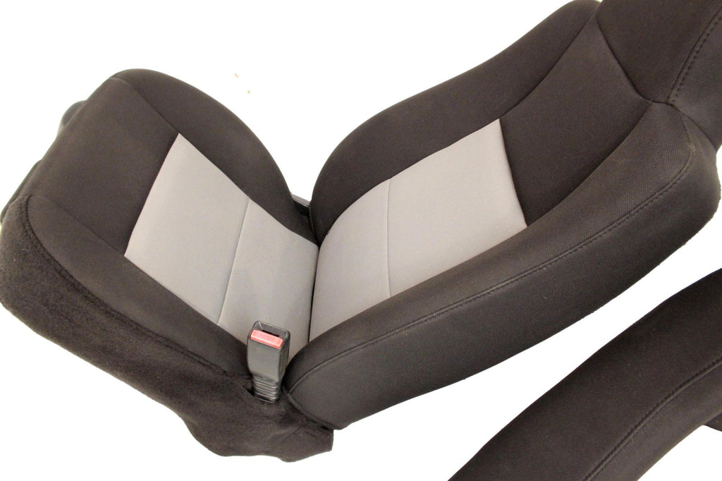 1998 - 2009 Ford Ranger Front Seats, Black Gray Cloth Bucket, Extended Cab