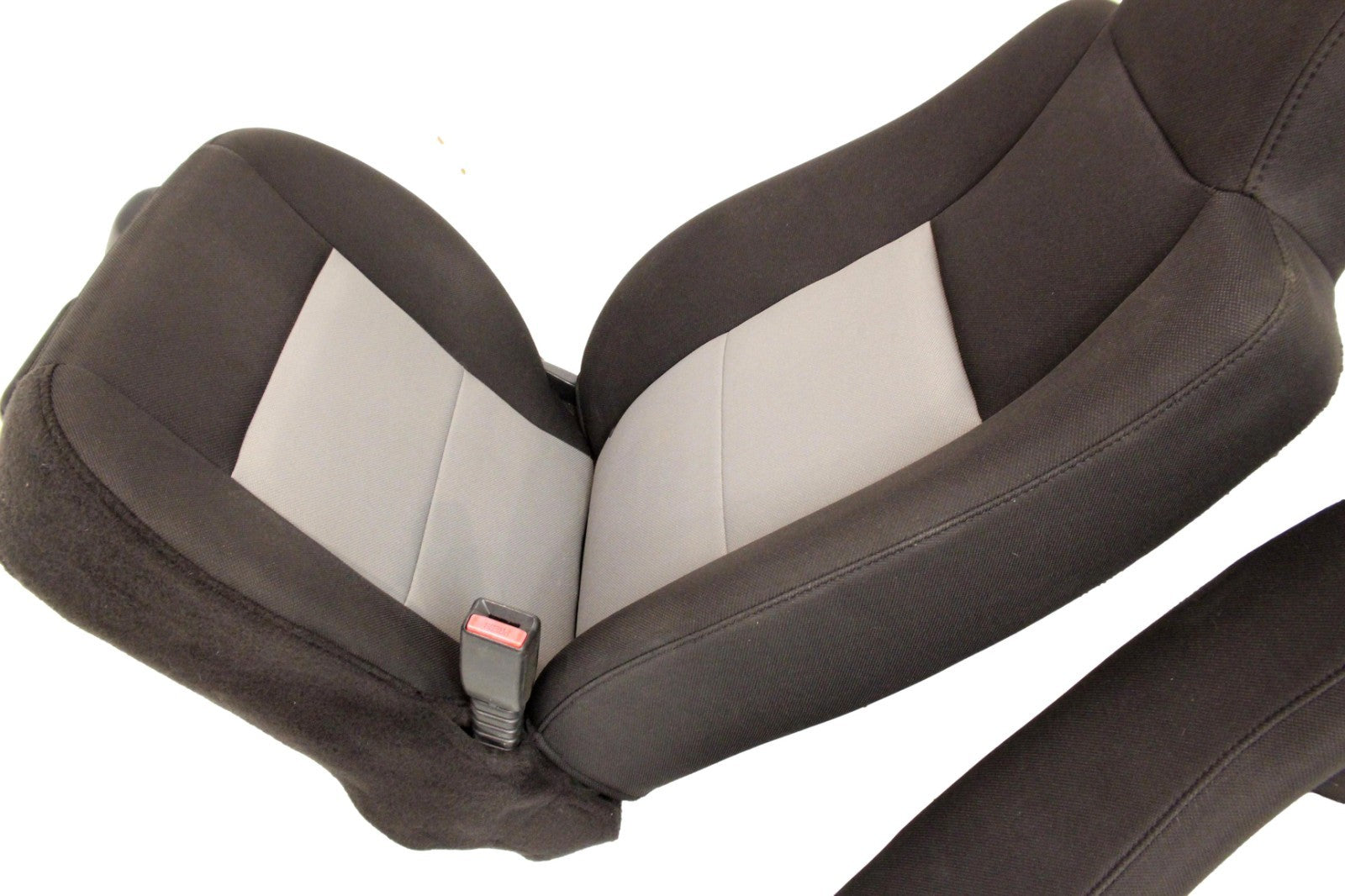 1998 - 2009 Ford Ranger Front Seats, Black Gray Cloth Bucket, Extended Cab