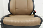 2021+ Ford F150 Super Duty Seats Set, Crew Cab Lariat Leather Baja Tan Heat Cool