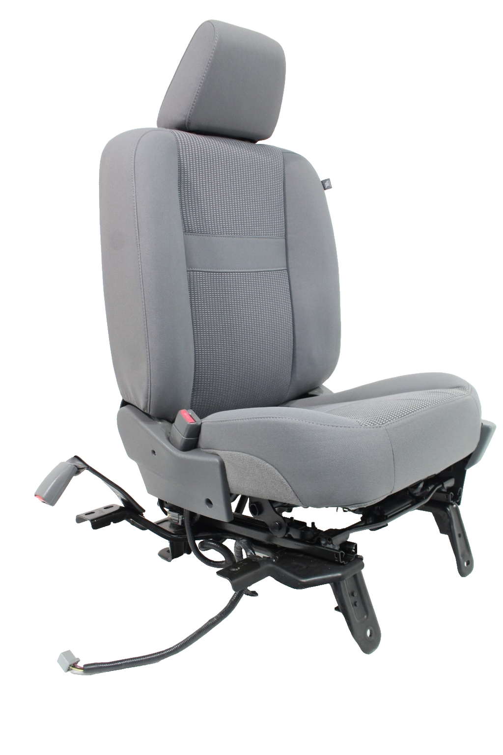 2006 - 2009 Dodge Ram Powered Drivers Seat, OEM YES Slate Gray Cloth w/ Lumbar