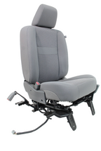 2006 - 2009 Dodge Ram Powered Drivers Seat, OEM YES Slate Gray Cloth w/ Lumbar