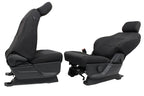 2015+ Ford F150 & Super Duty Seats, Manual STX Black Cloth w/ Lime Green Stitch