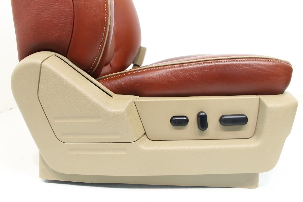 2009 - 2014 Ford F150 King Ranch Seats, Front & Rear, Leather Heated Cool Brown
