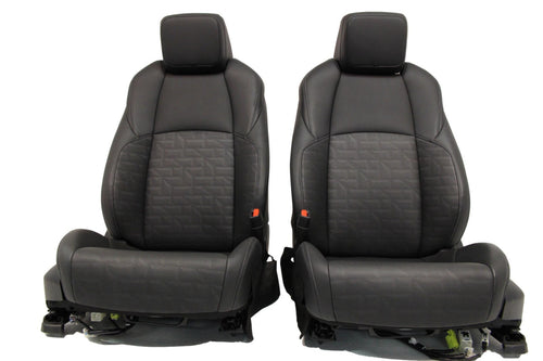 2024-2025 Toyota Tacoma TRD Double Cab Seats - Black SofTex Leather, Heated/Vent