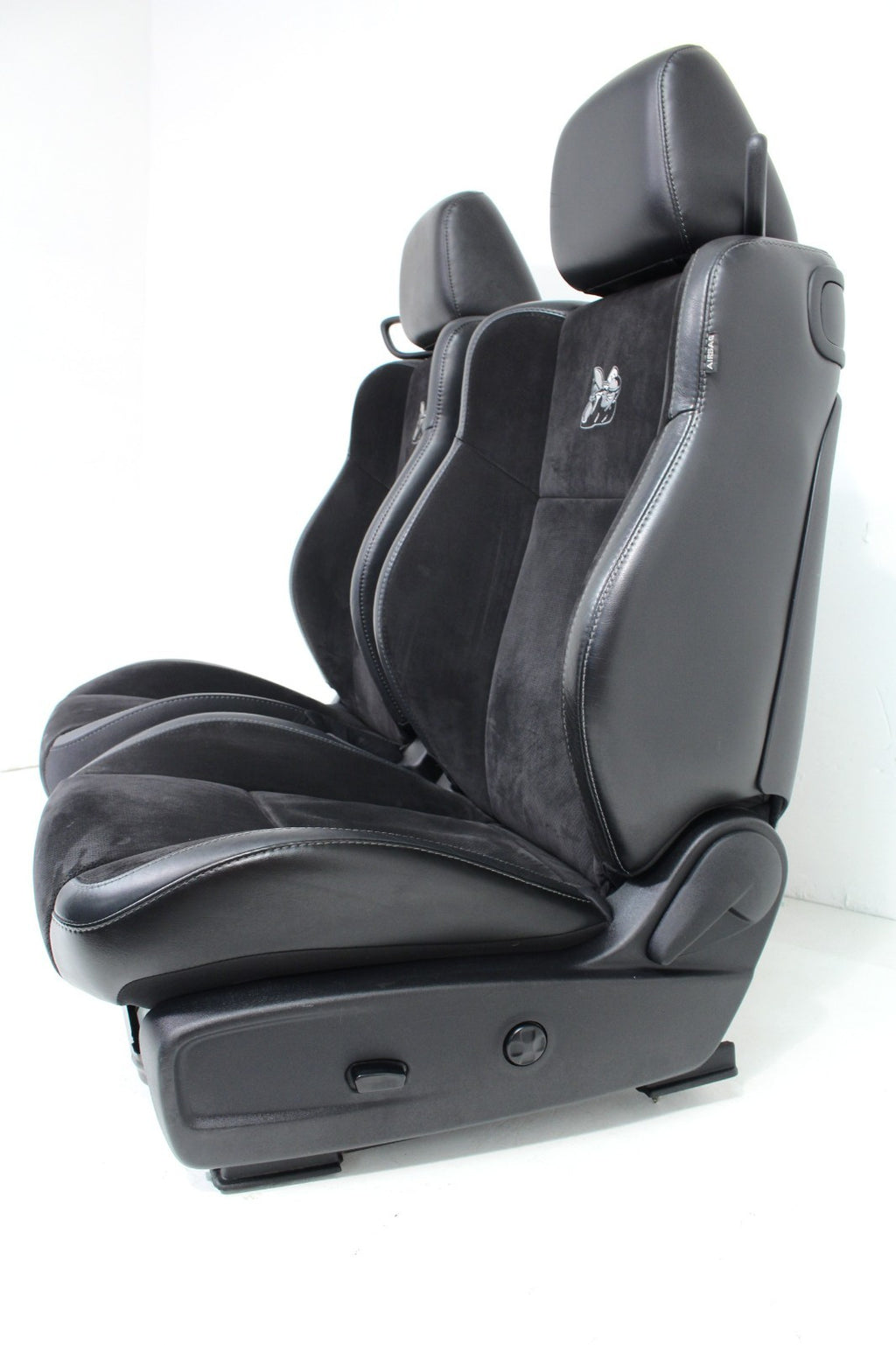 2008 - 2023 Dodge Challenger Seats, Black Leather w/ Alcantara Suede, Scat Pack