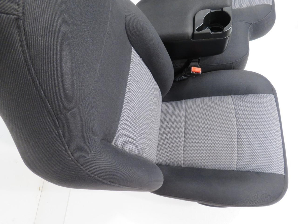 1998 - 2003 Ford Ranger Seats, Extended Cab 60-40 Split Bench, Black Gray Cloth