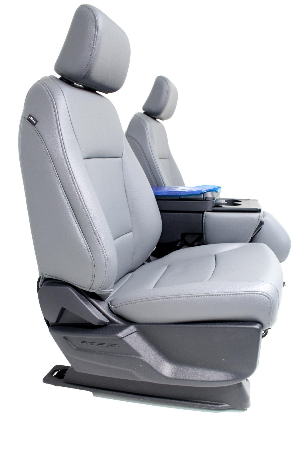 2015 - 2025 Ford F150 Super Duty Vinyl Bucket Seats w/ WorkStation Jump Seat