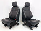 2021 - 2026 F-150 Super Duty Platinum Front Seats, Black Leather Gray Massaging