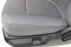 1999 - 2016 Ford Super Duty Front Seats, XL Steel Gray Cloth Manual w/ Jumpseat