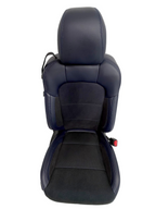 24-26 Ford Mustang Dark Horse Coupe Front Seats, Black Indigo Blue Leather Suede