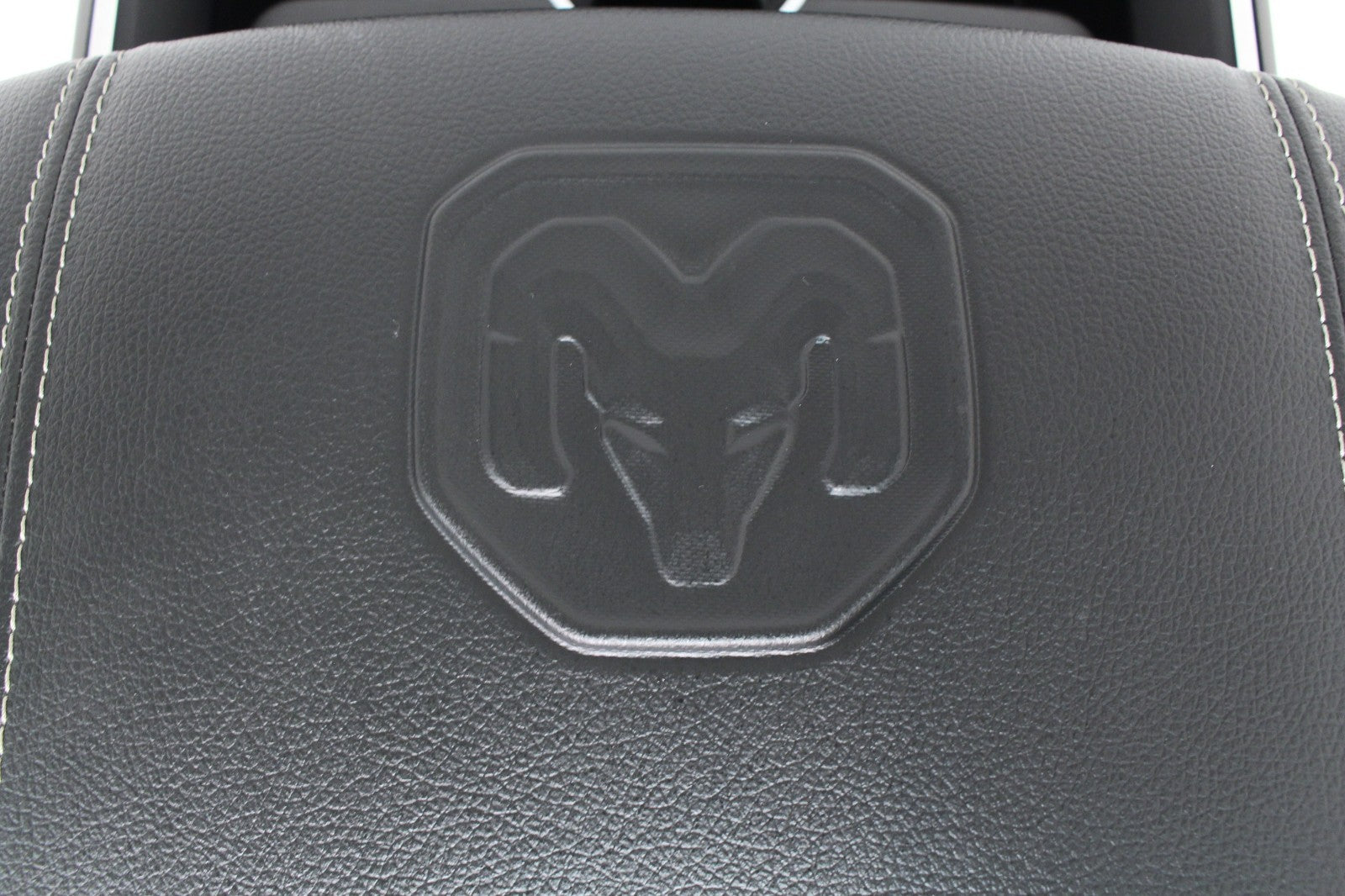 2019 - 2026 DT Ram 1500 Center Console, Black Leather w/ Logo, Wireless Charging