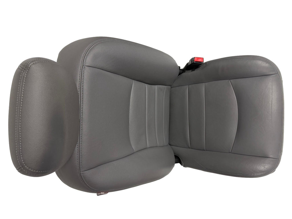 2009 - 2018 Dodge Ram Seats Set Crew Cab, Alea Gray Leather w/ OEM Power Driver