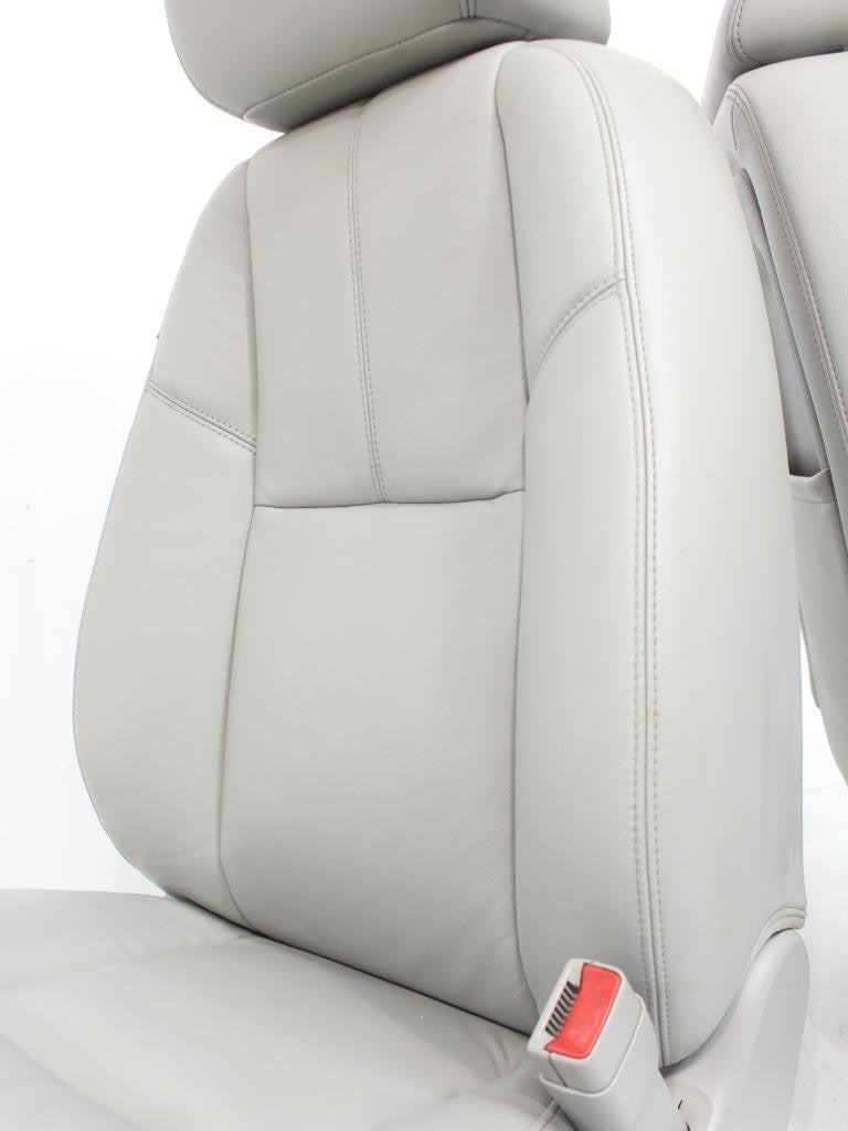 2007 - 2014 Sierra Silverado Front Seats, LT2 Gray Leather, Heated & Powered