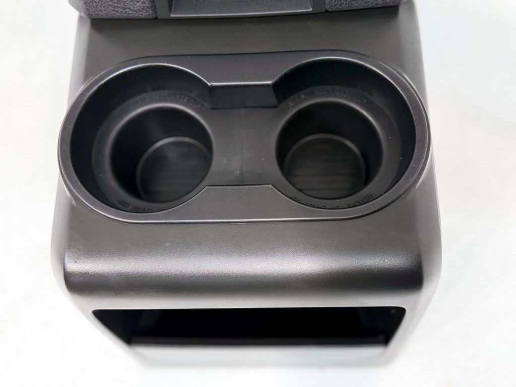 2009 - 2014 Ford F150 Center Console w/ Armrest Storage & Cupholders, Gray Black